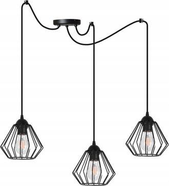 OEM L&aacute;mpara De Techo Colgante Ara&ntilde;a Spider Loft E27 Led