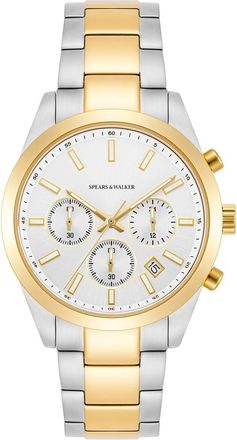 Spears & Walker Mens Chronograph - Gold Stainless Steel - One Size
