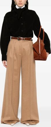 Ferragamo Camicia a coste - Marrone