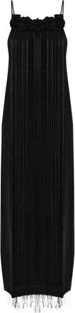 Jil Sander Vestito - Dames - Maxi kleedjes - Zwart - XS - Kleedjes