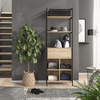 Vicco Armario Enya, Madera, 60 X 180 Cm Con Caj&oacute;n Vicco