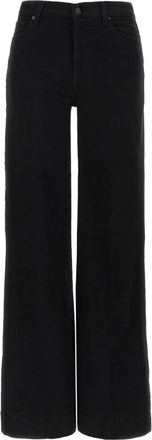 7 For All Mankind Modern Dojo Jeans - Dames - Loose Fit Jeans - Zwart - W27 - Katoen - Jeans