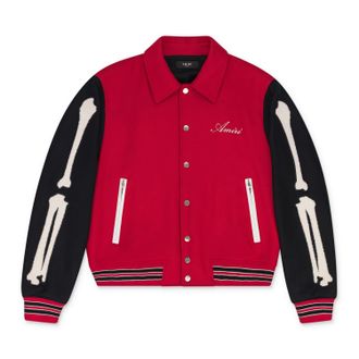 Amiri Red Chi XO Bones Jacket