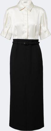 SIMKHAI Alvera twill midi dress