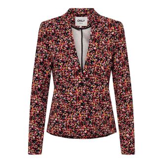 Only Getailleerd blazerjasje met bloemenprint