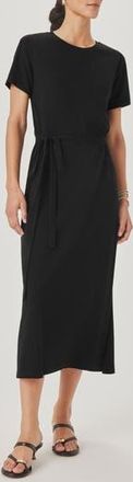 Splendid Keegan T-Shirt Dress in Black at Nordstrom Rack, Size Medium