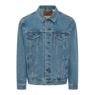 Levi's Denim Jackets, male, Blue, Size: S The Trucker Jacket