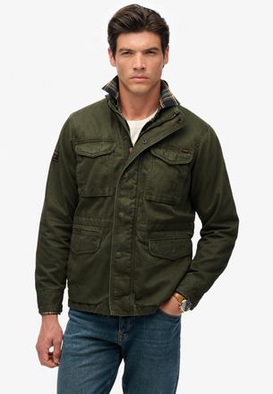 Superdry Parka SUPERDRY M65 MILITARY JACKET, Herren, Gr. XXL, gr&uuml;n (army khaki gr&uuml;n), Web, Obermaterial: 100% Baumwolle, unifarben, regular fit, Jacken Parka