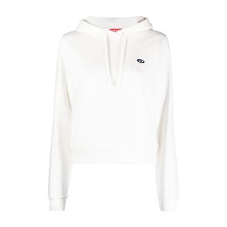 Diesel Casual Hoodie - Dames - Hoodies - Wit - XS - Katoen - Hoodies & sweatvesten