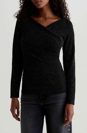 AG - Adriano Goldschmied Alaya Glitter Top in All That Glitters at Nordstrom, Size X-Large