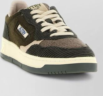 Autry velvet low-top sneakers