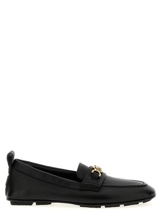 Versace Black Slip On Loafers