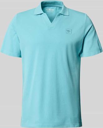 s.Oliver Red Label Regular Fit Poloshirt aus reiner Baumwolle in Tuerkis, Gr&ouml;&szlig;e 3XL