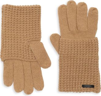 AllSaints Mixed Stitch Gloves in Tannins Brown at Nordstrom Rack