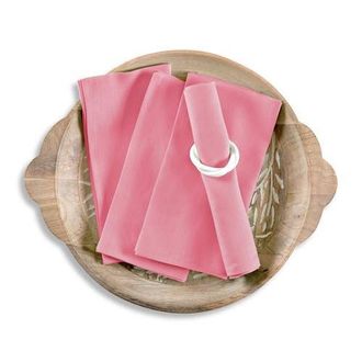 Solino Home Linen Dinner Napkins - Fete, 20 x 20 in Pink Carnation at Nordstrom, Size Large