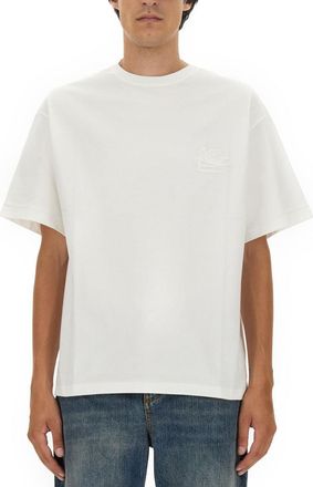 Etro T-Shirt With Pegasus Embroidery-Uomo