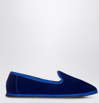 Vibi Venezia Friulane in electric blue velvet