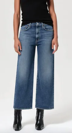A Gold E Harper Crop Jean In Enroll