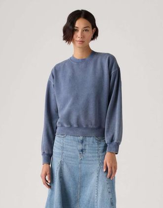 Levi's Vintage - Felpa squadrata blu
