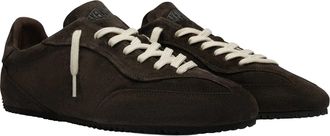 Axel Arigato Mens Sneakers La Daze Runner Dark Brown-Black Suede Upper: Suede; Lining: Bamboo Trainers Brown/black