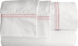 Blue Ridge Home Fashions Hotel Suite 1200 Thread Count Embroidery Sheet Set