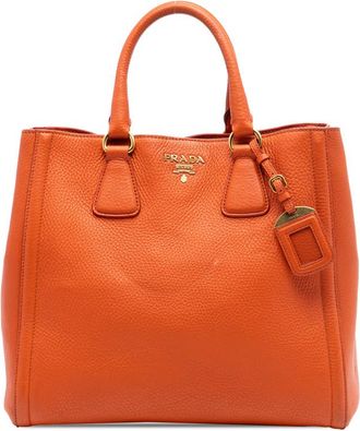 Prada Pre-owned Prada Vitello Daino Open Convertible Tote Ladies N7XHF50SOUXHQNFP