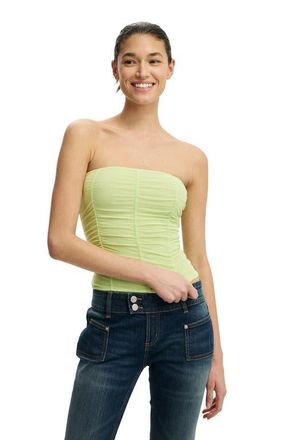 Cotton On Womens Cara Corset Bandeau in Frosted Lime at Nordstrom, Size Xx-Small