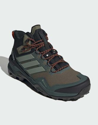 adidas adidas Performance - Terrex Skychaser Mid Gore-Tex - Scarpe da trekking color oliva e verde argento