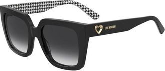 Love Moschino Mol 099/S 7Rm/9O Zonnebril - Dames - Zonnebrillen - Zwart - 53 MM - Accessoires