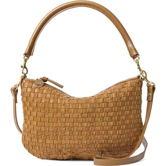 Clare Vivier Petit Moyen Woven Messenger Bag in Sequoia at Nordstrom
