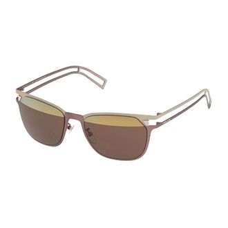 Police Accessoires, Heren, Bruin, ONE Size, S8965M Aviator Zonnebril