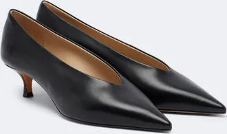Le Monde Beryl Le Monde B&eacute;ryl Babouche leather pumps
