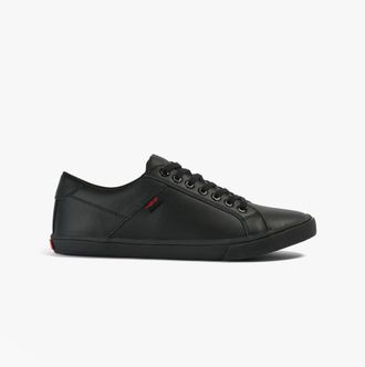 Kickers KODY LO Unisex Trainers Black Leather - Size UK 11