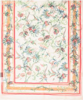 Etro Multicolor Floral Printed Scarf