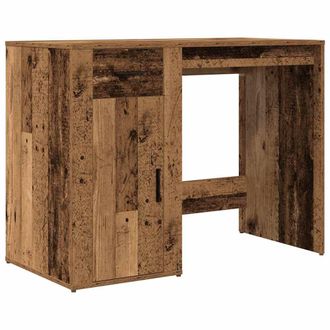 Berkfield Home Desk Old Wood 100x49x75 cm Engineered Wood in Brown | Size: 100 x 49 x 75 cm