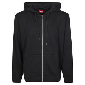 Diesel Heren, Sweatshirts & Hoodies, Zwart, Maat: XL