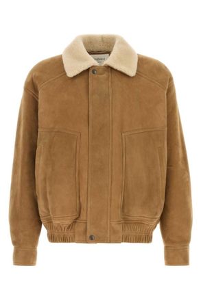 Saint Laurent Brown Shirt Collar Jacket