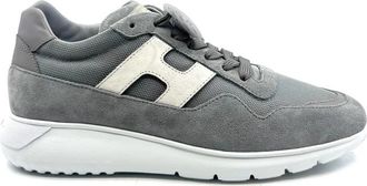Hogan H371 Interactive Sneakers - Heren - Sneakers - Grijs - 41 1/2 EU - Leer - Schoenen