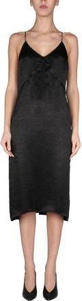 Dsquared2 Jurk Ondervest - Dames - Feestkleedjes - Zwart - S - Kleedjes