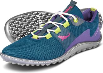 Leguano Barfussschuh LEGUANO SPINWYN, Damen, Gr. 36, blau (blau kombiniert), Textil, Schuhe Barfussschuh, f&uuml;r Maschinenw&auml;sche geeignet, Freizeitschuh, Halbsch