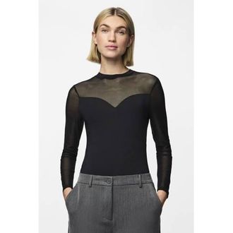 Pieces body PCMILLY zwart