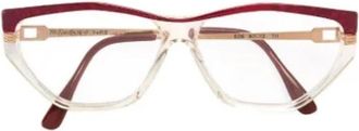 Saint Laurent Pre-owned Acetate sunglasses - Dames - Vintage Accessoires - Rood - ONE Size - Vintage