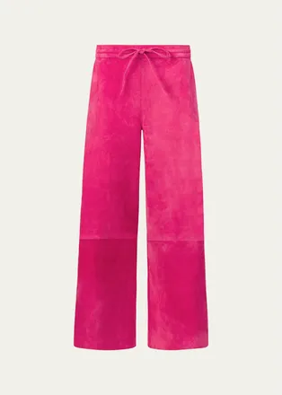 SPRWMN Suede Flare Pants