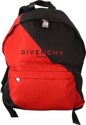Givenchy mannen rood & zwart Nylon Urban rugzak
