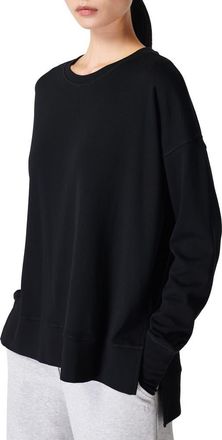 Sweaty Betty After Class Sweatshirt in Black at Nordstrom, Size X-Small