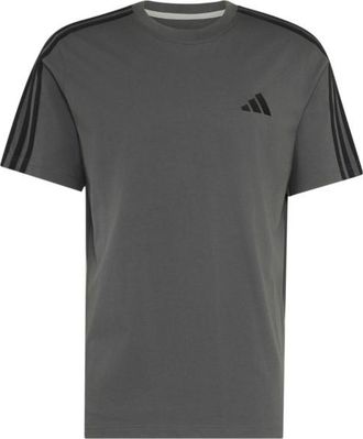 adidas Essentials Single Jersey Left Chest Branded Tee T-Shirt f&uuml;r Herren | grau