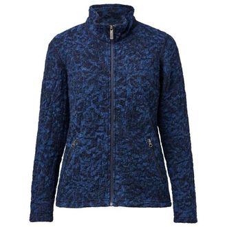 Ivanhoe of Sweden Tuva Jaquard Wolljacke f&uuml;r Damen | blau
