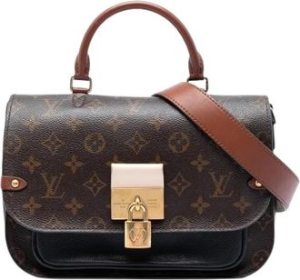 Louis Vuitton Pre-owned Vaugirard - Dames - Vintage Handtas - Bruin - ONE Size - Leer - Vintage