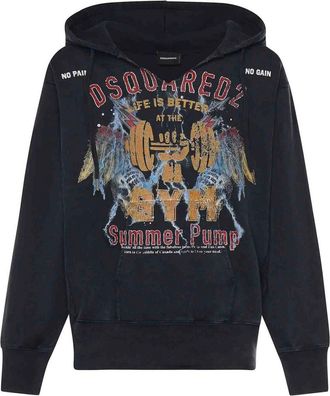 Dsquared2 Printed Cotton Sweatshirt