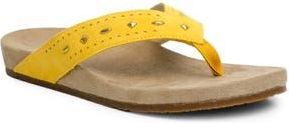 Revitalign Kena Studded Flip Flop in Mineral Yellow at Nordstrom Rack, Size 10